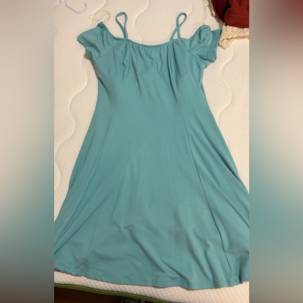 Elegant Blue Women's Dress